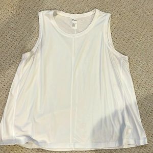 FLX Cotton White tank top sz 1X